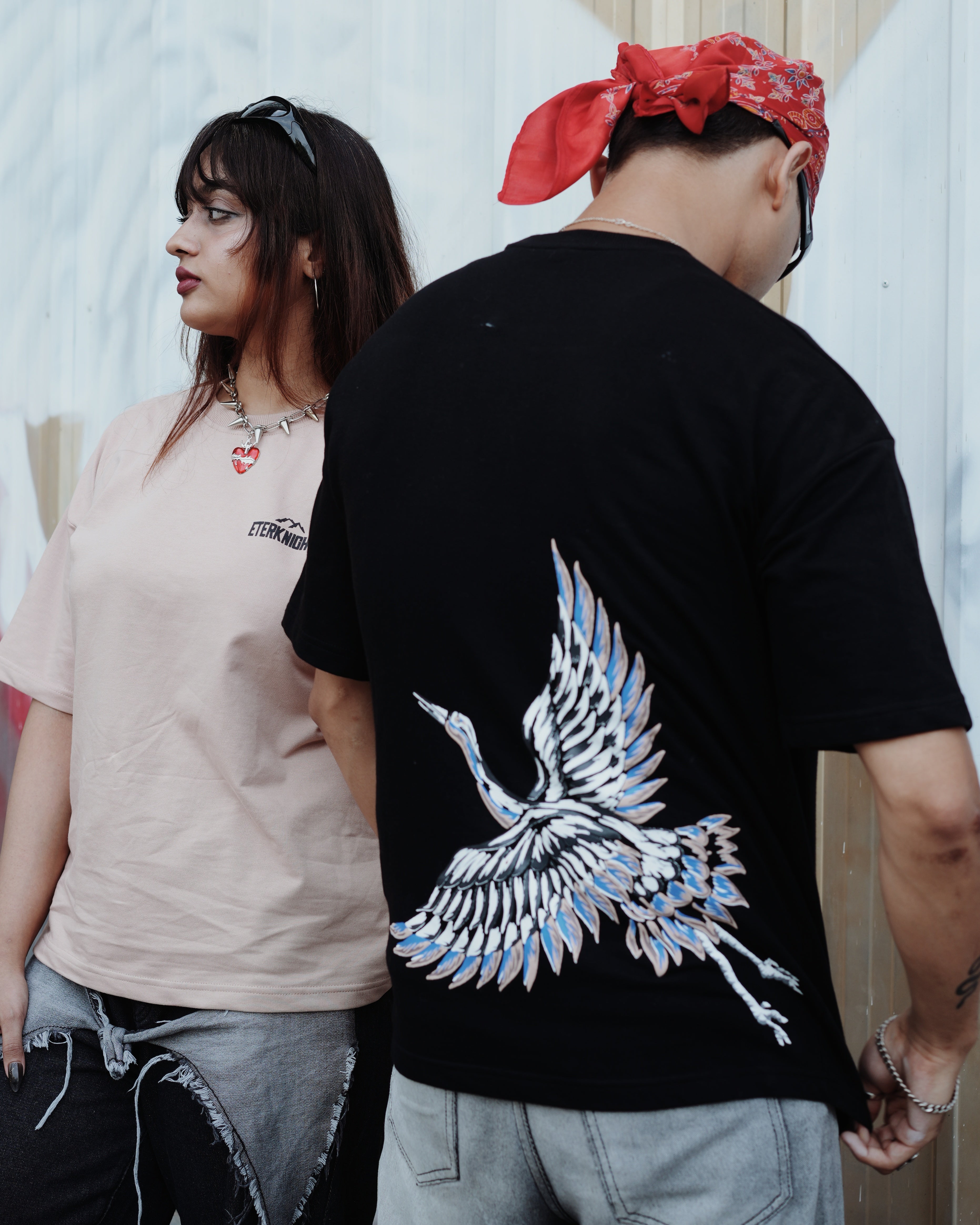 Couple – Matching Boxy Fit T-Shirts | His Style