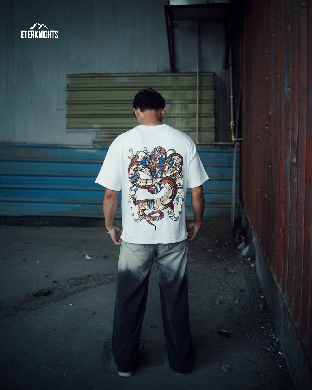 Dragon – Oversized Boxy Fit T-Shirt | Cotton Streetwear Tee